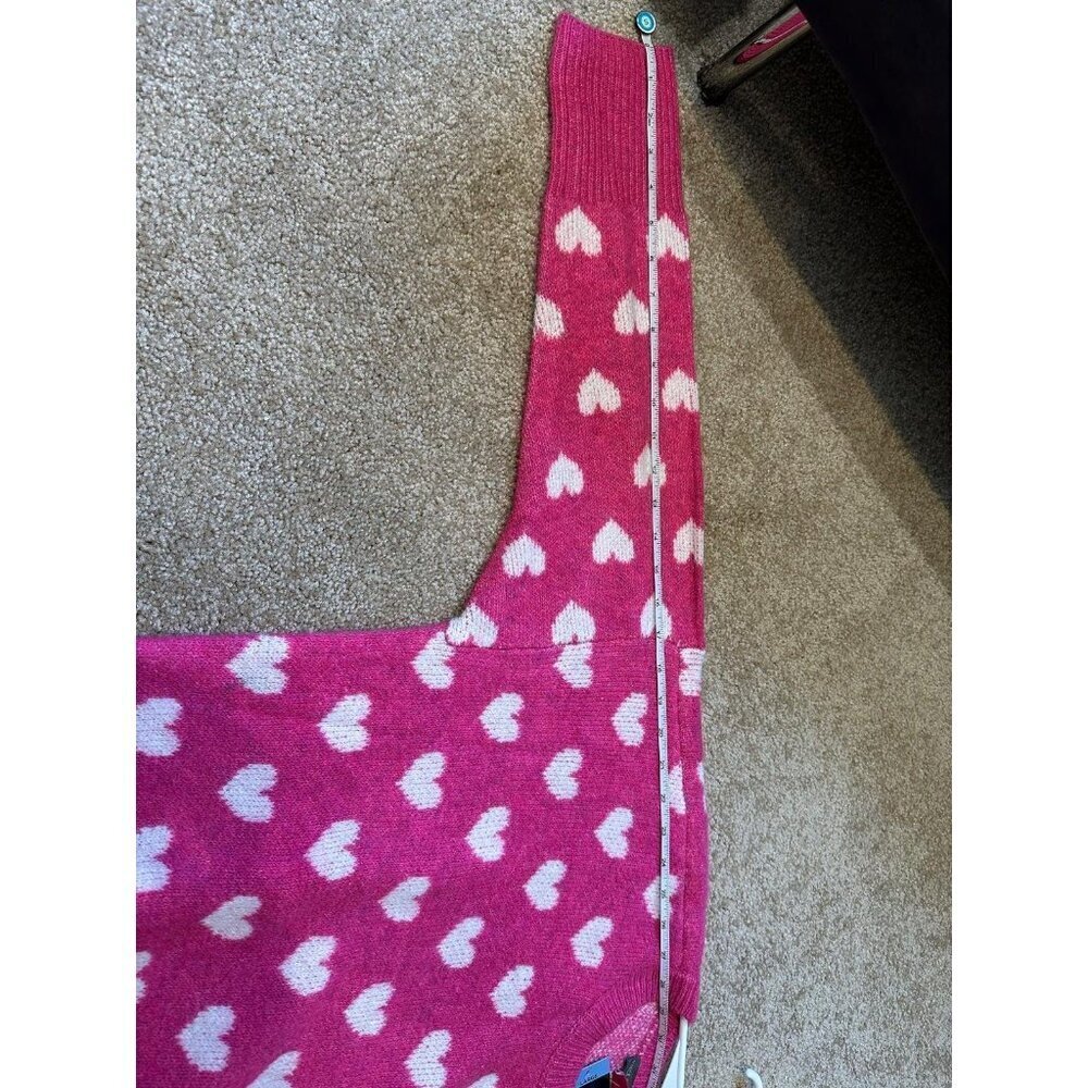 Vince Camuto Women's Long Sleeve Crewneck Valentine's Day Sweater Size Large - Picture 8 of 10